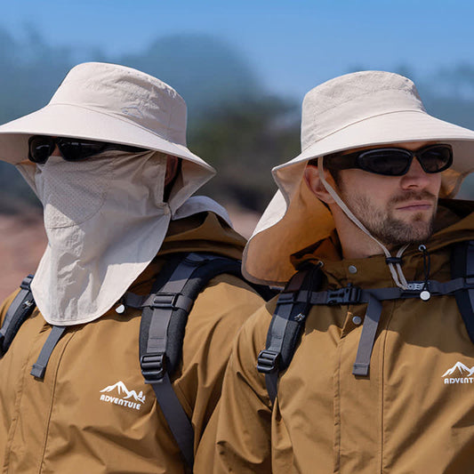 Detachable Face Mask Bucket Hat