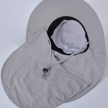 Detachable Face Mask Bucket Hat