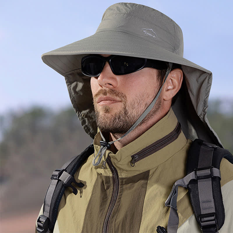 Detachable Face Mask Bucket Hat