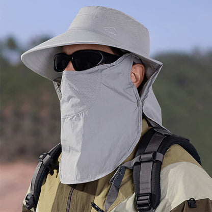 Detachable Face Mask Bucket Hat