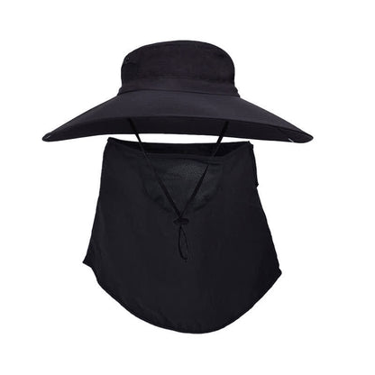 Outdoor Sun Protection Mask Bucket Hat