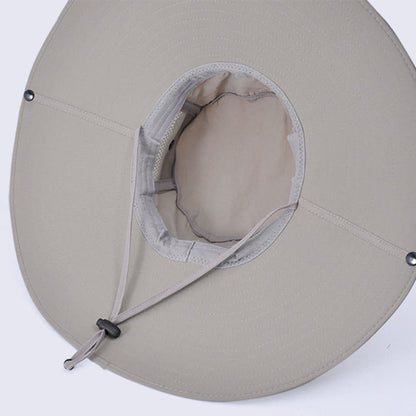 Outdoor Sun Protection Mask Bucket Hat