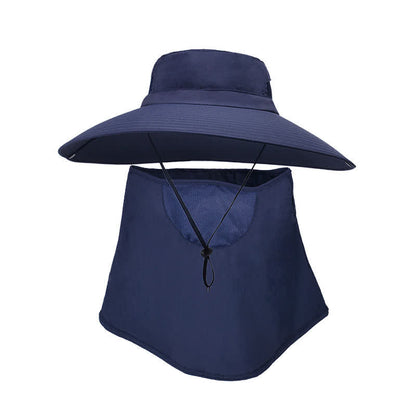 Outdoor Sun Protection Mask Bucket Hat