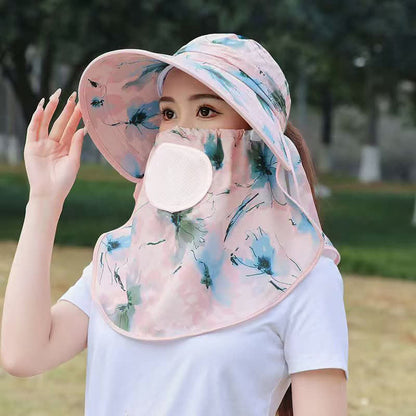 Elegant Floral Breathable Sun Hat