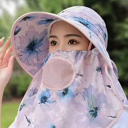 Elegant Floral Breathable Sun Hat