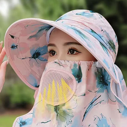 Elegant Floral Breathable Sun Hat