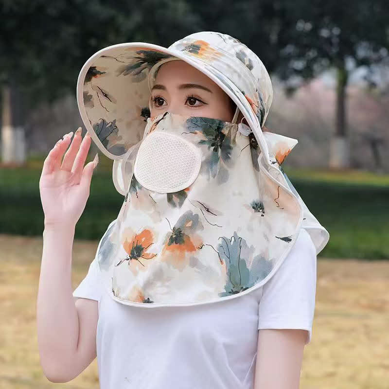 Elegant Floral Breathable Sun Hat