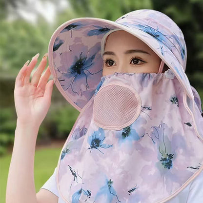 Elegant Floral Breathable Sun Hat