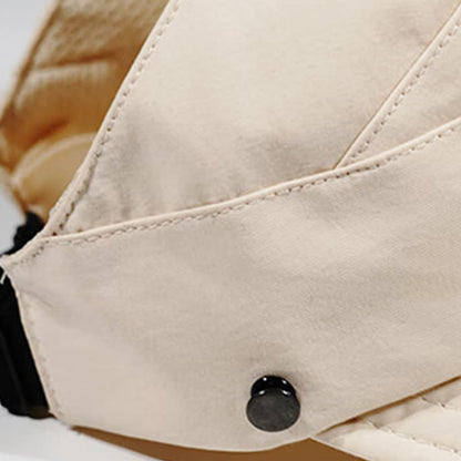 Solid Color Wide Brim Open-Top Hat
