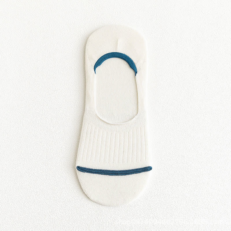 Cotton No-Show Socks with Heel Grips(10 Pairs)