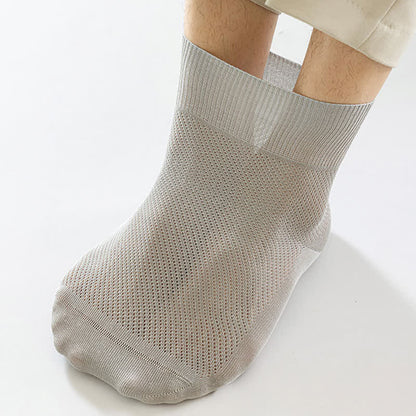 Thin Mesh Breathable Loose Ankle Socks(6 Pairs)