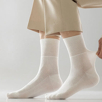 Thin Mesh Breathable Loose Ankle Socks(6 Pairs)