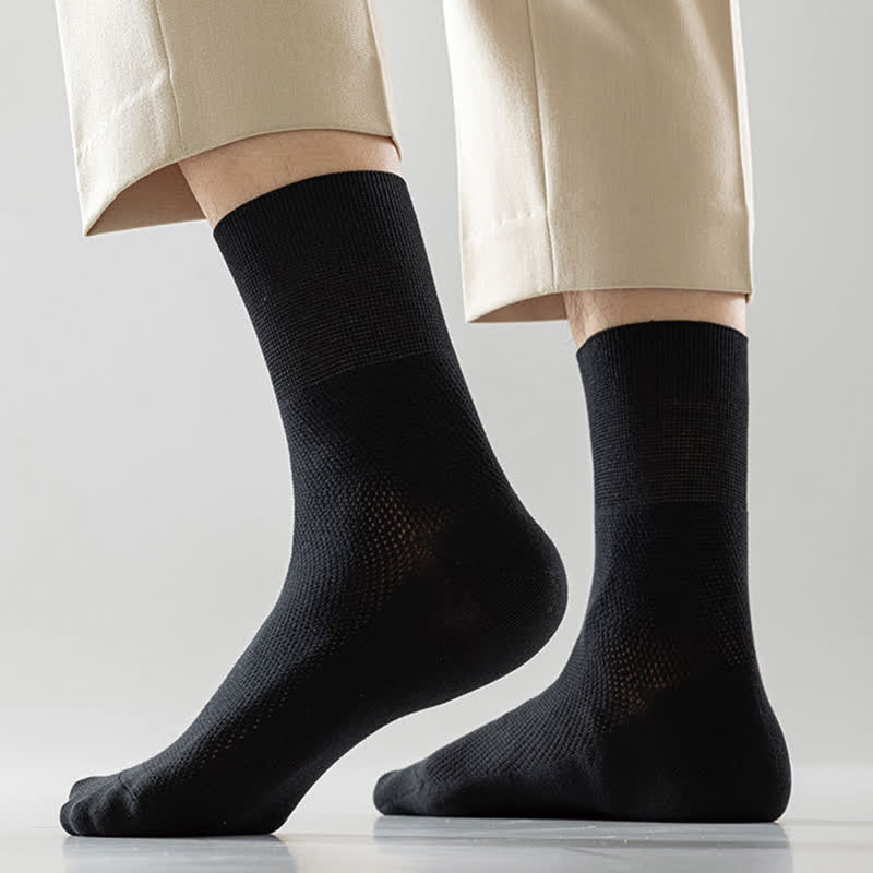 Thin Mesh Breathable Loose Ankle Socks(6 Pairs)