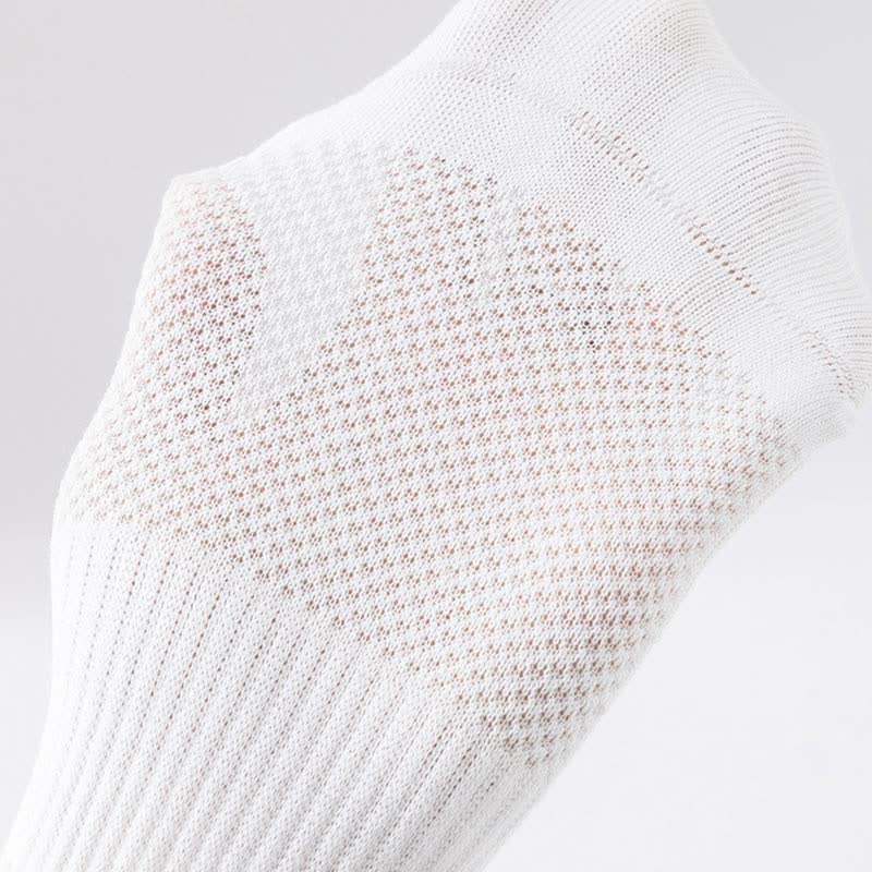 Plus Size Solid Color Breathable Sports Socks(6 Pairs)