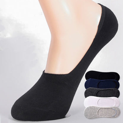 Plus Size Cotton Invisible Socks(5 Pairs)