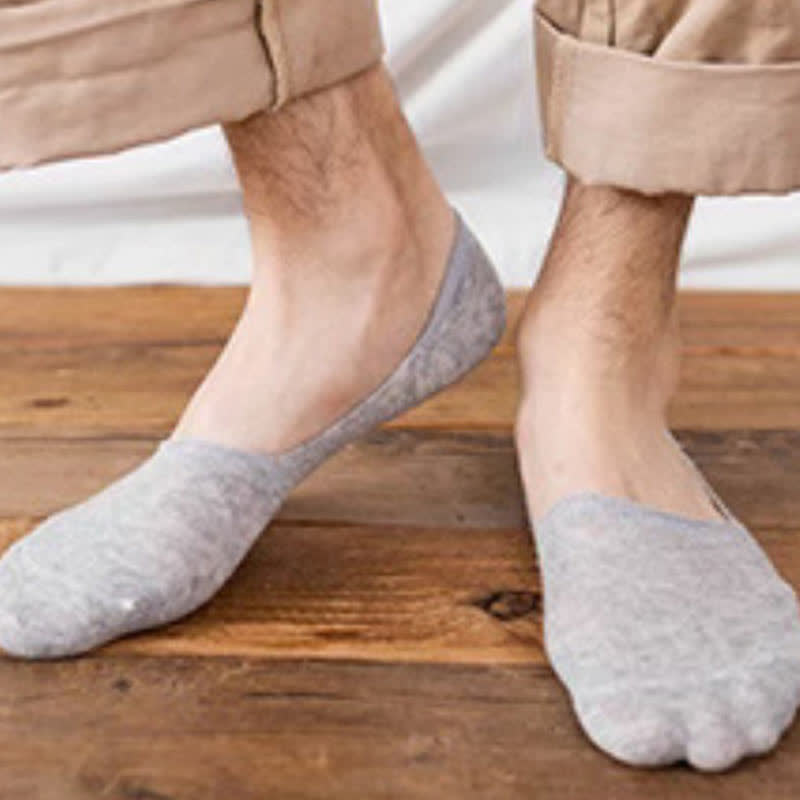 Plus Size Cotton Invisible Socks(5 Pairs)