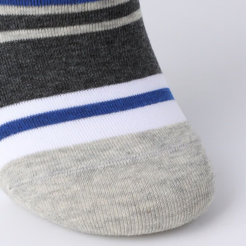 Cotton Striped Non-slip Invisible Socks(6 Pairs)
