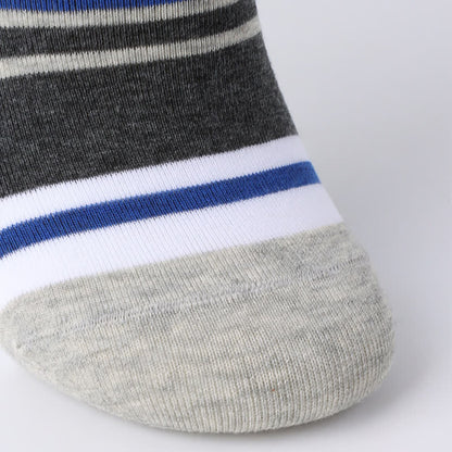 Cotton Striped Non-slip Invisible Socks(6 Pairs)