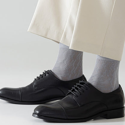 Thin Breathable Mesh Cool Feeling Quarter Socks(5 Pairs)