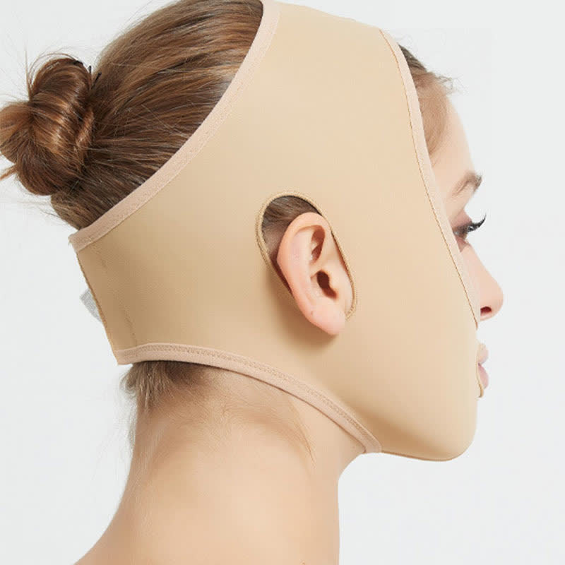 Post Surgery Elastic Facial Lifting Compression Headgear