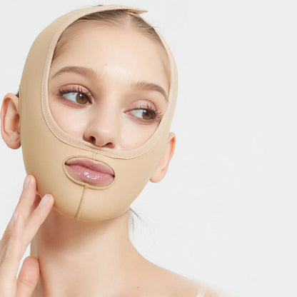 Post Surgery Elastic Facial Lifting Compression Headgear