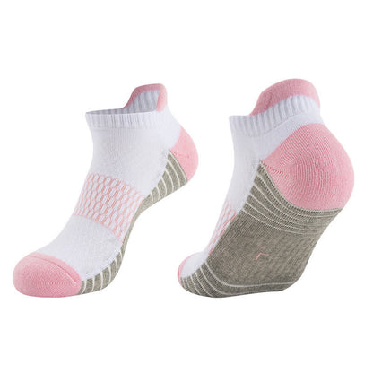 Plusock Cotton Sweat-absorbent Breathable Running Ankle Socks(6 Pairs)