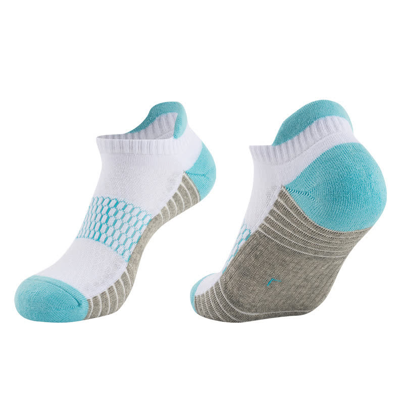 Cotton Sweat-absorbent Breathable Running Ankle Socks(6 Pairs)