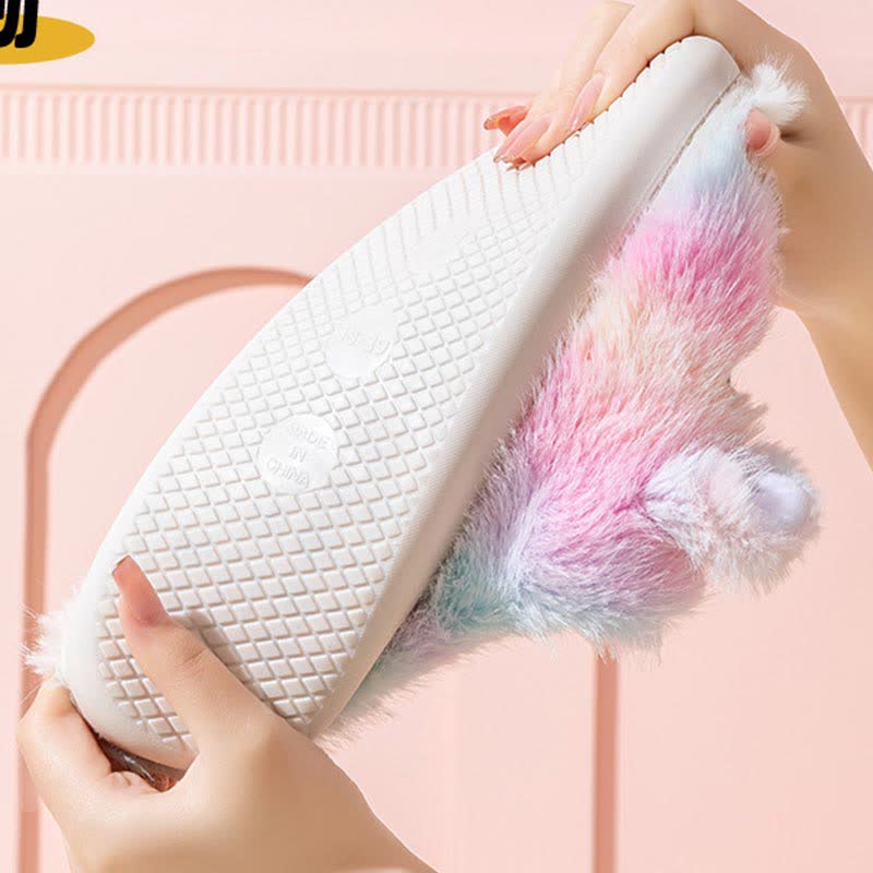 Cute Unicorn Plush Home Slippers
