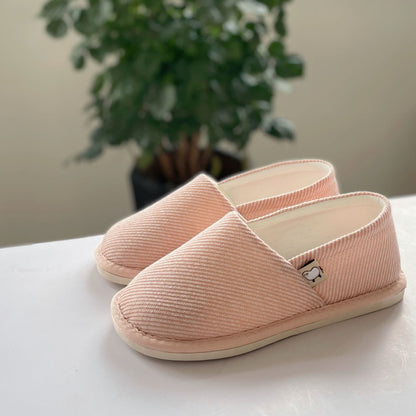 Simple Stripe Soft Sole Home Slippers
