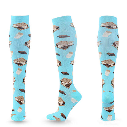 Plusock Fun Print Compression Socks(4 Pairs) - image 6