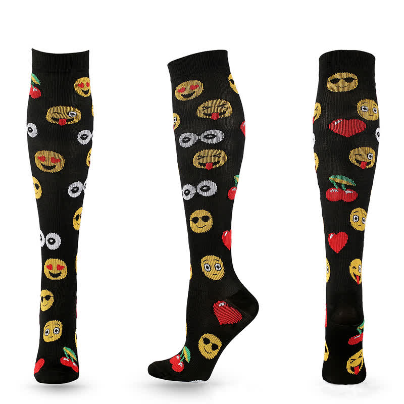 Plusock Fun Print Compression Socks(4 Pairs) - image 12
