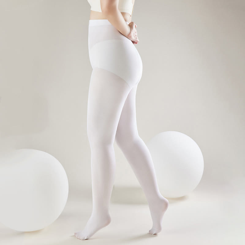 White Footed Dance Tights(2 Pairs)