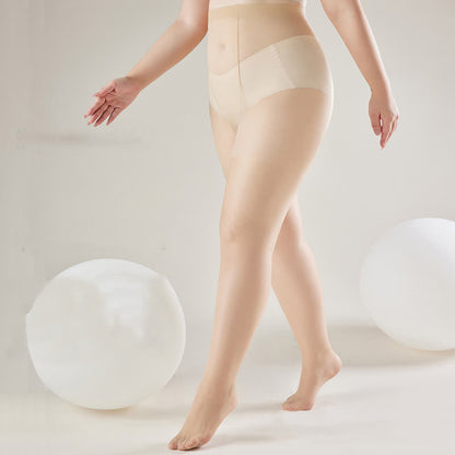 Plusock Ultra-thin High Waist Anti-snagging Sheer Pantyhose(2 Pairs) - image 3