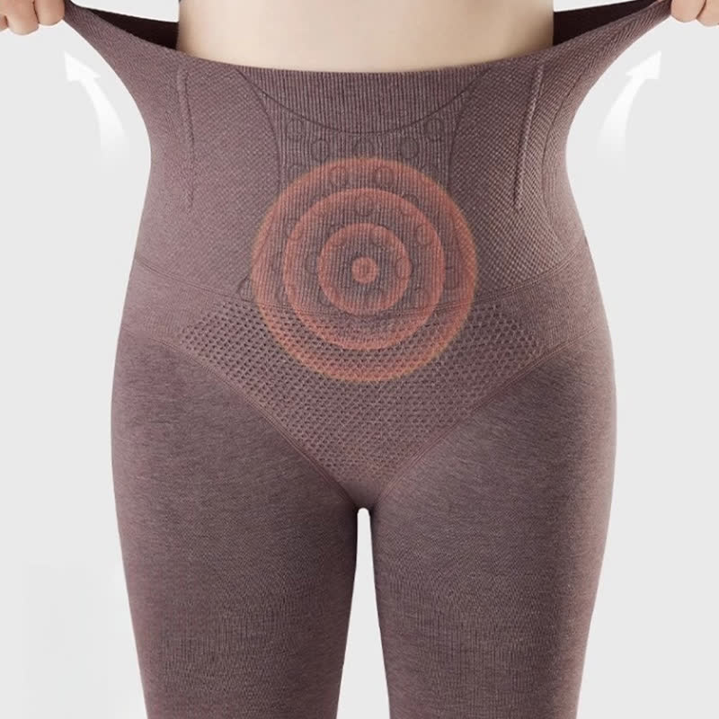 High Waist Solid Color Footed Pantyhose