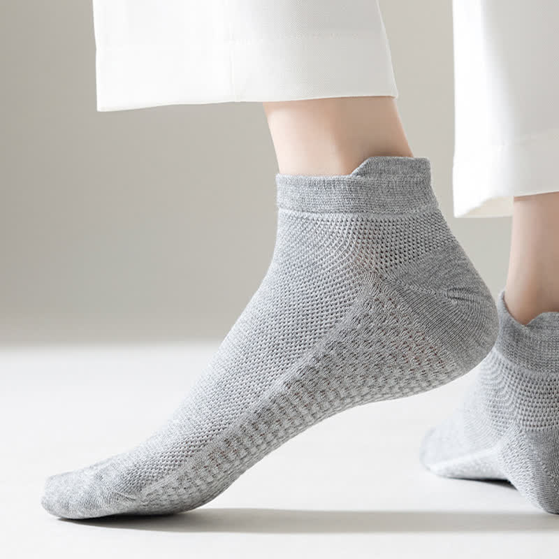 Thin Mesh Breathable Cotton Ankle Socks(6 Pairs)