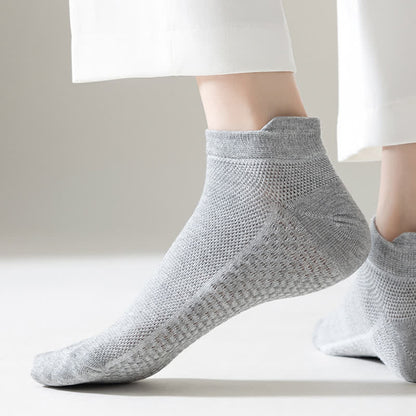 Thin Mesh Breathable Cotton Ankle Socks(6 Pairs)