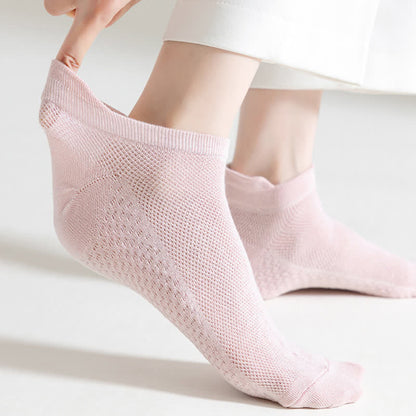 Thin Mesh Breathable Cotton Ankle Socks(6 Pairs)