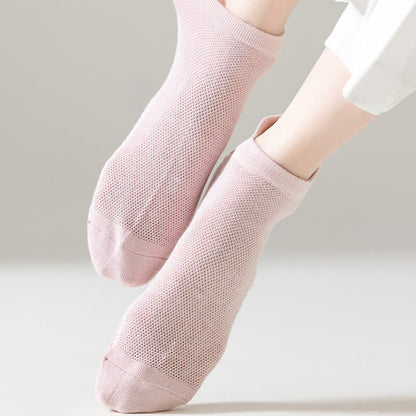 Thin Mesh Breathable Cotton Ankle Socks(6 Pairs)