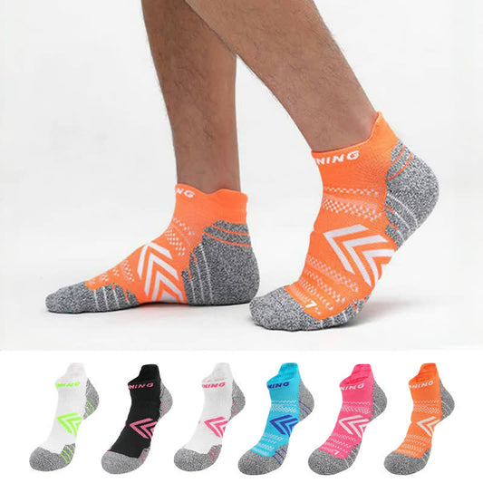 Bright Color Arrow Breathable Sports Ankle Socks(6 Pairs)