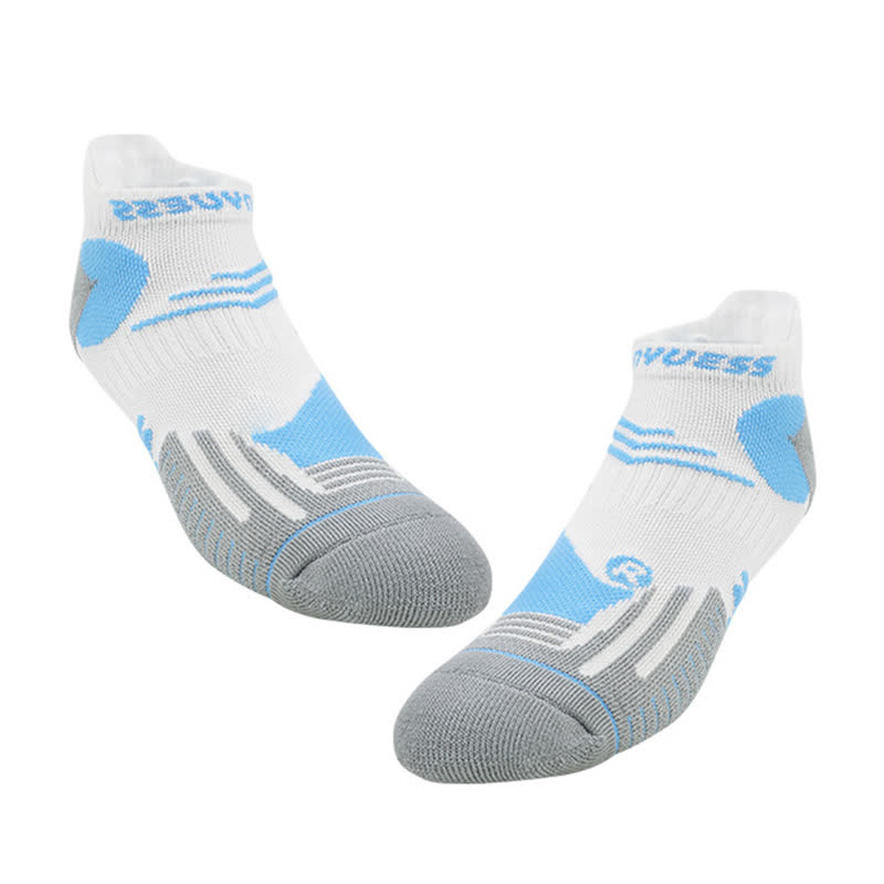 Colorful Block Breathable Sports Ankle Socks(5 Pairs)