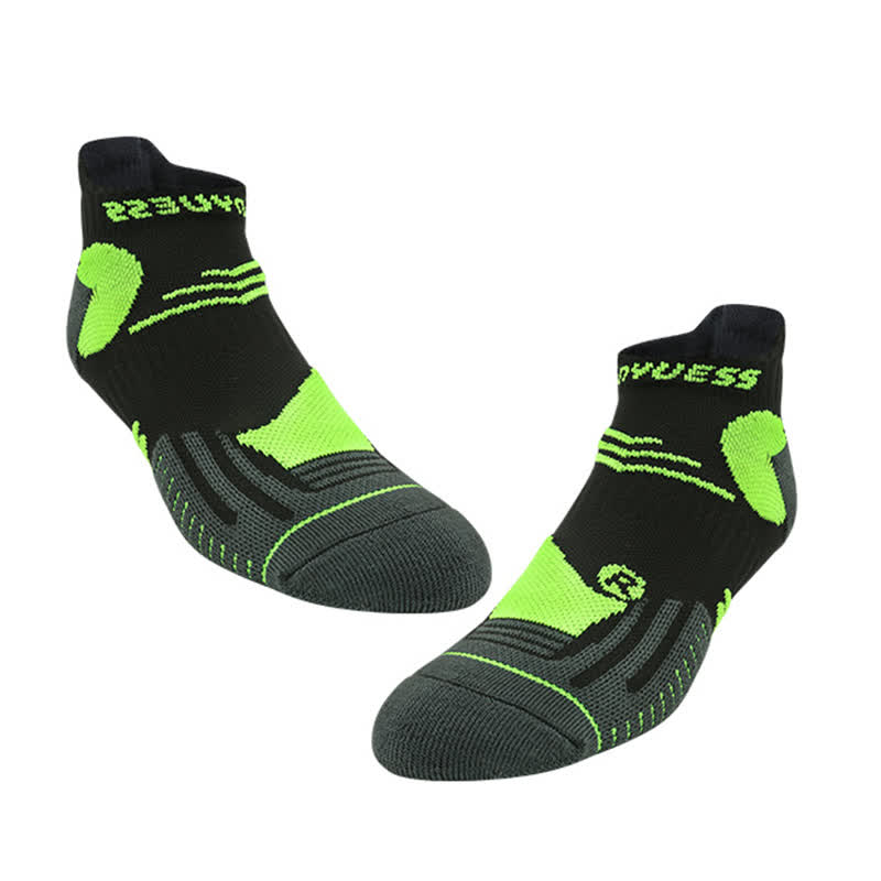 Colorful Block Breathable Sports Ankle Socks(5 Pairs)