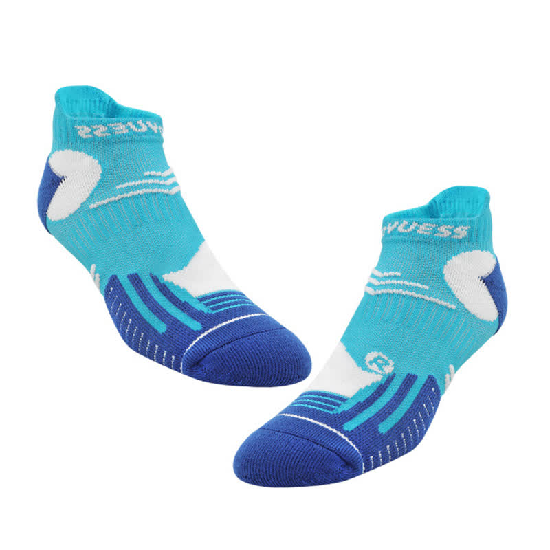 Colorful Block Breathable Sports Ankle Socks(5 Pairs)