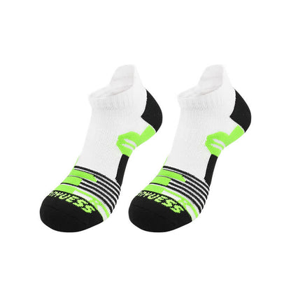 Color Block Stripe Breathable Sports Ankle Socks(5 Pairs)