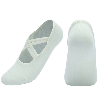 Solid Color Non-slip Yoga Fitness Socks(5 Pairs)