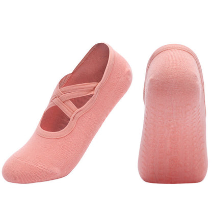 Solid Color Non-slip Yoga Fitness Socks(5 Pairs)