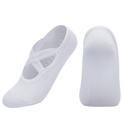 Solid Color Non-slip Yoga Fitness Socks(5 Pairs)