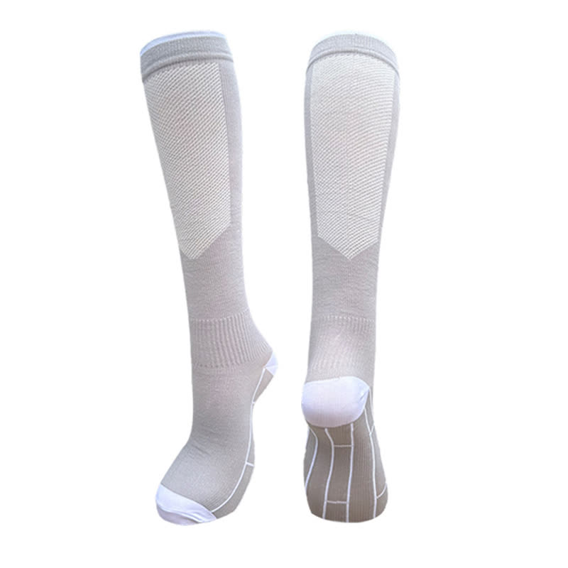 Simple Style Stretch Sports Compression Socks(3 Pairs)
