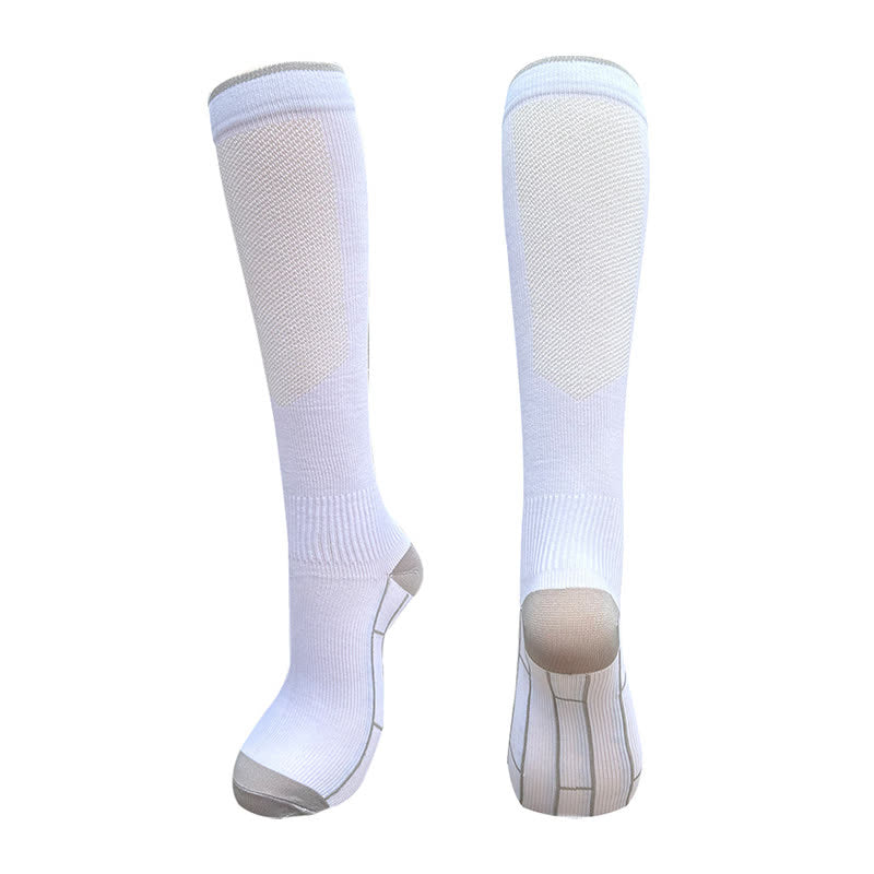 Simple Style Stretch Sports Compression Socks(3 Pairs)
