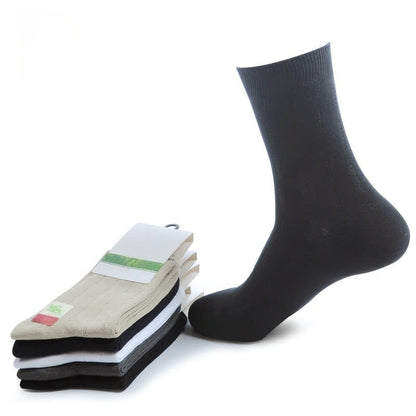 Bamboo Fiber Sweat-absorbent Comfortable Socks(5 Pairs)