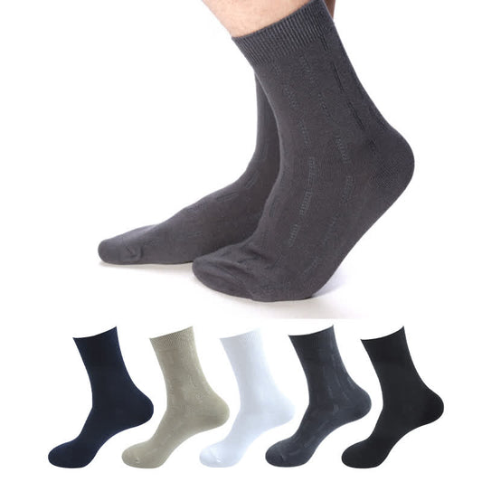 Bamboo Fiber Sweat-absorbent Comfortable Socks(5 Pairs)